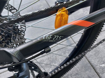 nový horský bicykel ST 120 27.5 sivo oranžový - 13