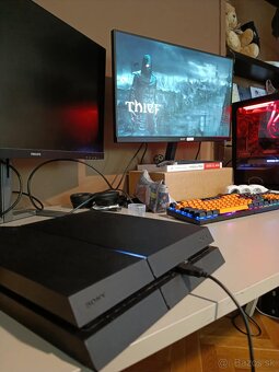 PS 4 SONY konzola, 2 originál ovládače 861 gb uložisko + hry - 13