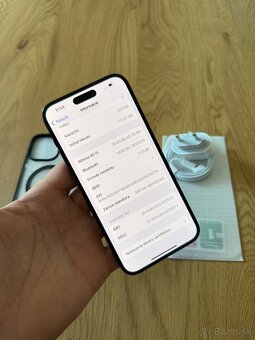 iPhone 14 Pro Max 128 gb Space black v záruke +prislušenstvo - 13