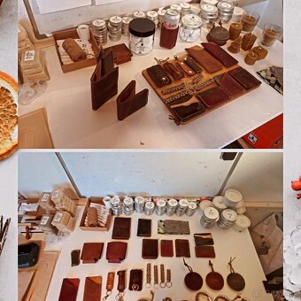 Ručná výroba - kožené doplnky a kozmetika - 13