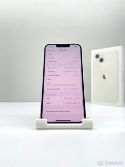 iPhone 13 128GB WHITE TOP STAV ORIGINÁL+PRÍSLUŠENSTVO - 13