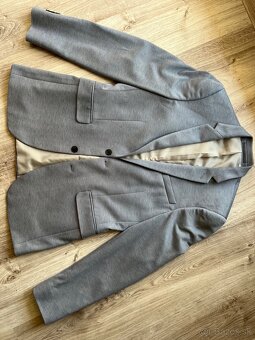 Oblekové sako Burton London – Slim Fit, veľkosť 48 modré - 13
