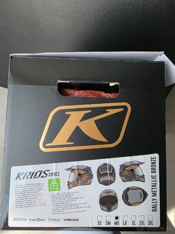 Helma na motorku - Klim
MD Raly Metallic Bronze - 13
