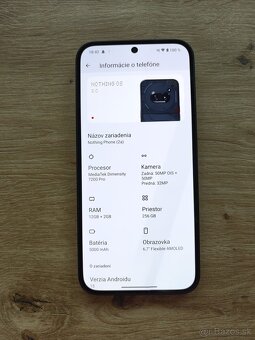 Nothing Phone (2a) 12gb/256gb čierny - 13