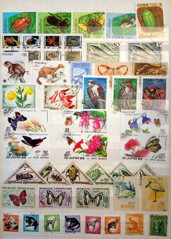Predám poštové známky fauna ,flóra 596 ks - 13