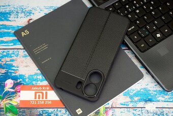 Puzdro s koženkovým vzorom pre Xiaomi / Redmi / Poco - 13