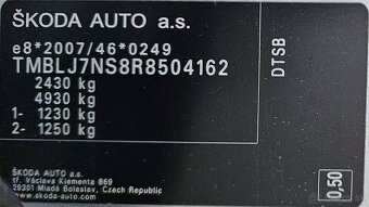 ŠKODA KODIAQ 2.0 TDI 4X4 DSG/ 2023/DPH/ 46tkm /POJIZDNÉ - 13