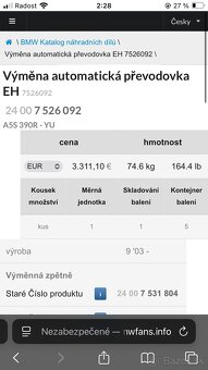 Rozpredáme Bmw E46 Comp 320td 110kw 204d4 automat - 13