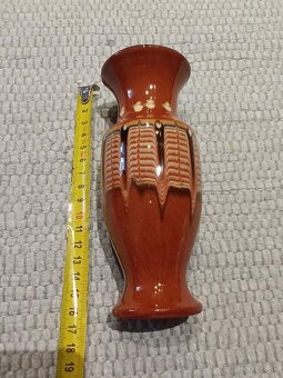 Bulharská keramika - váza + popolník - 13