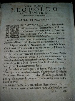 Bellarmino Komplet 1624 -1626 Benátska väzba cca 400 ročná - 13