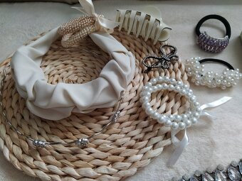 NOVÉ vlasové doplnky a svadobné náušnice (osobný odber) - 13