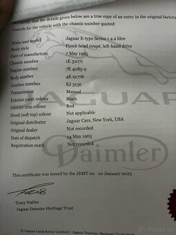 Jaguar E-Type xke 4.2 Coupe Manual - 13