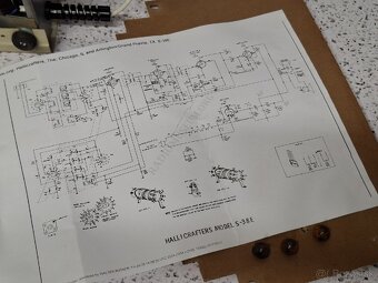 USA HALLICRAFTERS S-38EB Vintage Tube Shortwave SW Ham Radio - 13