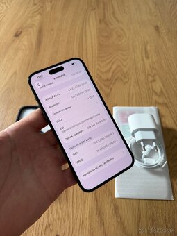 iPhone 14 Pro Max 128 gb Space black v záruke +prislušenstvo - 13