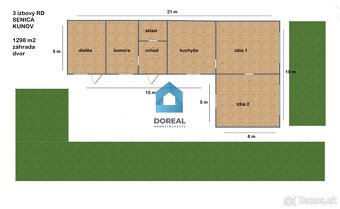 DOREAL / NA PREDAJ STARŠÍ RD S POZEMKOM 1268 M2, SENICA - 13