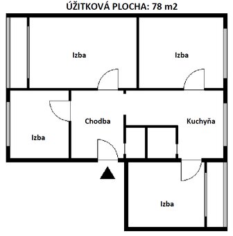 NA PREDAJ VEĽKÝ 4-IZBOVÝ BYT V MEDZILABORCIACH - 13