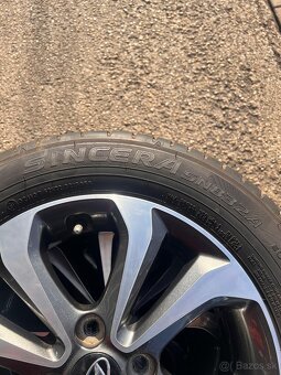 Predám letnú sadu kolies Hyundai i20 4x100 R15, 185/65R15 - 13