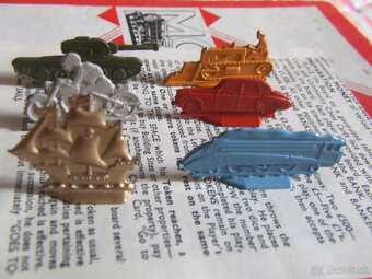 Stará hra MONOPOLY  50 roky. bez hracej dosky - 13