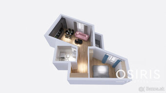 Krátkodobý prenájom, klimatizovaný 2i byt s balkónom, novost - 13