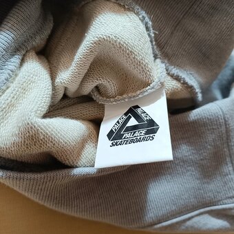 Palace flamed hood sivá mikina s ohňom S - 13