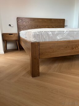 Dubová posteľ 180x200cm - 13
