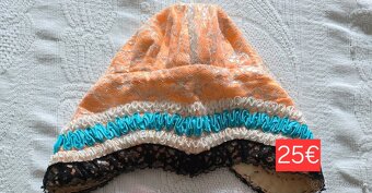 Stary kroj stuhy čepce zápästky - 13