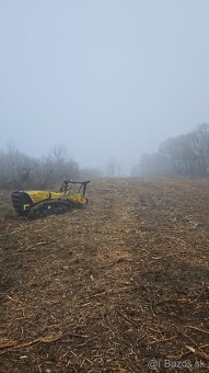 Čistenie pozemkov od naletovych drevín lesná fréza - 13