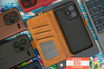 Zatváracie puzdro s bočným pásikom pre Xiaomi, Redmi a Poco - 13