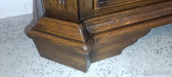 Starožitná komoda + zrcadlo, nábytek z masívu - 13