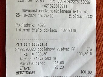 Podlahový vysávač ETA Canto II - 13