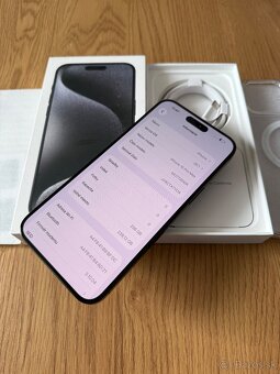 iPhone 15 Pro Max 256 gb Black Titanium v záruke - 13