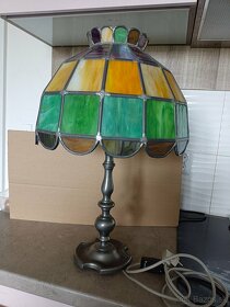 Tiffany lustr hand made 40x25cm celá výška 85cm - 13