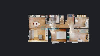 3D prehliadka, prenájom novostavby 4i bytu, Hany Ponickej, B - 13