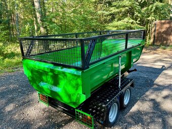 Sklápěcí přívěsný vozík do 750 kg – za auto i čtyřkolku malo - 13