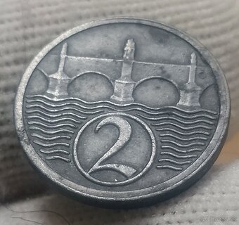 Československé  meď.5 haliere a 2 haliere. - 13