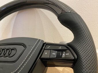 AUDI VOLANT KARBONOVY s AIRBAGOM A6 A7 C8 Q8 S8 SQ8 E-TRON - 13