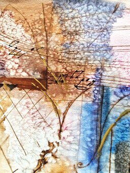 Michael Rosenwein (UNIKAT-akvarel) Abstraktný expresionizmus - 13