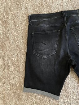 panske riflove sortky, kratasy g-star raw 3301 velkost W35 - 13
