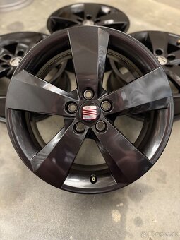 Hliníkové disky 5x100 R16 Škoda Nanuq Black - Scala Kamiq - 13