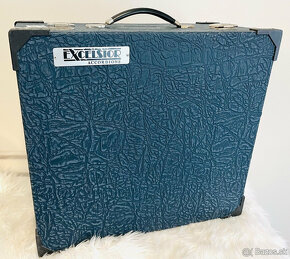 Predám akordeón Excelsior 374- 96 basový. Made in Italy - 13