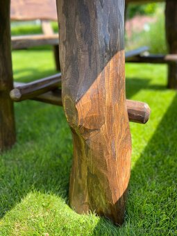 Záhradné sedenie z masívu - 13