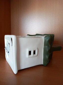 Keramický Led domček 16,5x12x8 cm - 13