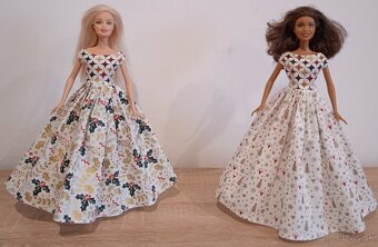 Barbie -vianocne šaty pre Barbie - 13