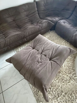 Sedacia súprava Ligne Roset TOGO, 6-dielna Alcantara výplet - 13
