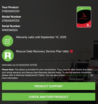Seagate IronWolf 8TB, WD Red 8TB - 13