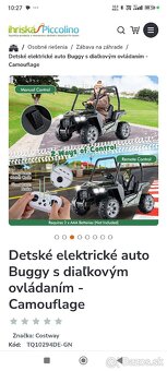 Elektrické autíčko Buggy s diaľkovým ovládaním - 13