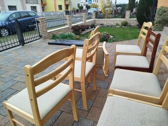 Jedálenské stoličky 7+1 predám. - 13