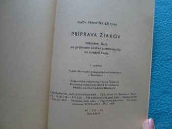 2x zbierka úloh z matematiky  (1981, 1989) - 13