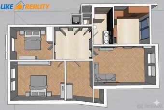 Prenájom veľkometrážneho 4izb. bytu na hranici Starého Mesta - 13