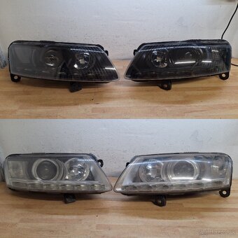 Bi-led svetlá audi A6 c6 facelift - 13